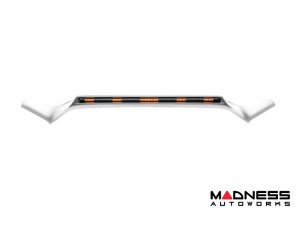 Toyota Tundra Hood Shield - AVS Aeroskin Pro - Low Profile w/ Lights - Super White