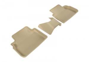 Subaru Impreza Floor Mats - Rear - 3D MAXpider - Kagu - Tan - `17-`21