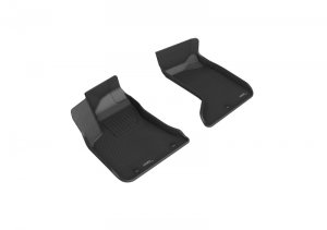 Dodge Charger AWD Floor Mats - Front - 3D MAXpider - Kagu Series - Black - `12-`21