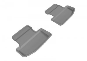 Ford Mustang Floor Mats - Rear - 3D MAXpider - Kagu - Gray - `15-`20