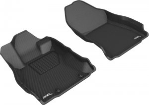Subaru Forester Floor Mats - Front - 3D MAXpider - Kagu - Black - `19-`20