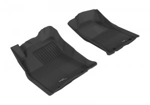 Toyota Tacoma Floor Mats - Front - 3D MAXpider - Kagu - Gray - `12-`15