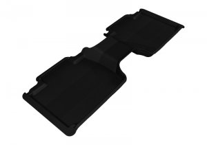 Toyota Tacoma Floor Mat - Rear - 3D MAXpider - KAGU - Black - `12-`20