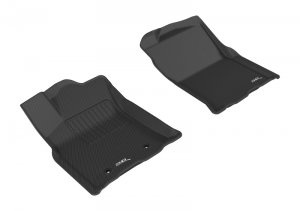 Toyota Tacoma Floor Mats - Front - 3D MAXpider - Kagu - Black - `16-`17