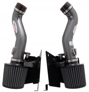 Nissan 350Z Performance Air Intake - AEM Induction - Dual Inlet with Heat Shields - Silver - `07-`08