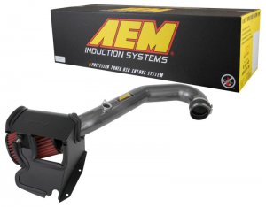 Subaru Forester Performance Air Intake - AEM Induction - Cold Air Intake System with AEM Dryflow Air Filter - Gunmetal Gray - `18-`20