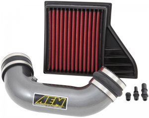 Ford Mustang Performance Air Intake - AEM Induction - AEM 22-684C - Gunmetal Gray - `11-`14