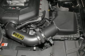 Ford Mustang Performance Air Intake - AEM Induction - AEM 22-684C - Gunmetal Gray - `11-`14