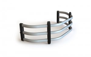 Toyota Tacoma BedExtender - AMP Research - BedXtender HD Sport with V-Shape Design - Silver - `16-`22