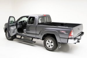 Toyota Tacoma Running Board - AMP Research - AMP PowerStep - Black - `05-`15