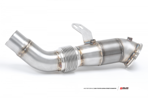 Toyota GR Supra Performance Exhaust - AMS - Street Downpipe w/GESI Catalytic Converter - 2020