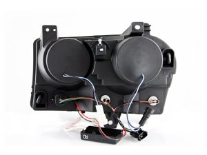 Chrysler 300 Projector Headlights - ANZO - Halo - Chrome - `05-`10