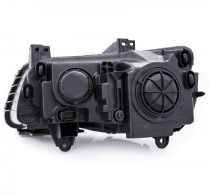 Chrysler 300 Projector Headlights - ANZO - Plank Style Design - Black - `11-`14