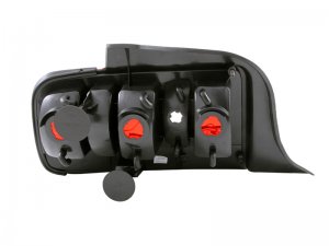 Ford Mustang Taillights - ANZO - 2010 Style - Red/Clear - `05-`09