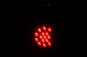 Toyota Tacoma LED Taillights - Rear - ANZO - Clear Lens, Black Housing - Black - `05-`15