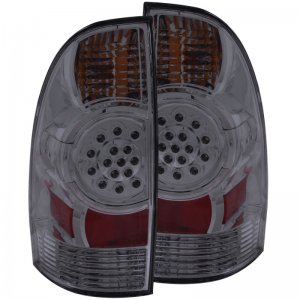 Toyota Tacoma LED Taillights - Rear - ANZO - Smoke - `05-`15