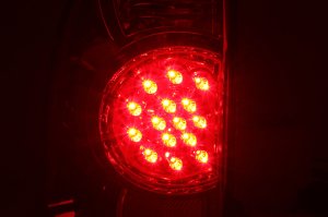 Toyota Tacoma LED Taillights - Rear - ANZO - Smoke - `05-`15