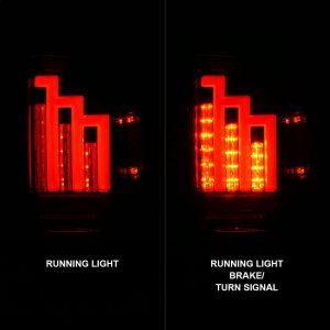 Toyota Tacoma LED Taillights - Rear - ANZO - Smoke - `16-`17