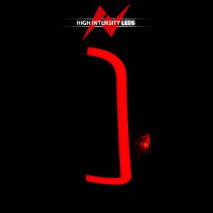 Toyota Tacoma LED Taillights - Rear - ANZO - Full LED w/ Light Bar Sequential Black Housing - Smoke - `05-`15