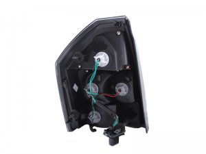 Chrysler 300C Taillights - ANZO - LED, Clear Lens, Black Housing - Black - `05-`07