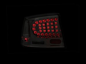 Dodge Charger LED Taillights - Rear - ANZO - LED, Clear Lens - Black - `06-`08