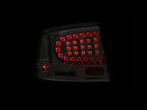 Dodge Charger LED Taillights - Rear - ANZO - Black Housing - Dark Smoke - `06-`08