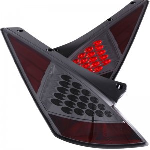 Nissan 350Z LED Taillights - Rear - ANZO - Smoke Lens, Pair - Smoke - `03-`05