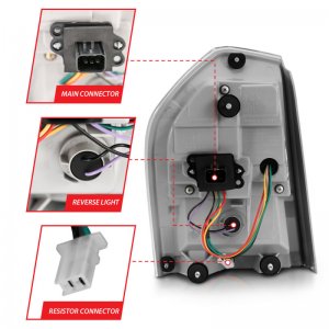 Chrysler 300 LED Taillights - ANZO - Sequential Lens - Chrome - `11-`14