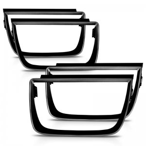 Chevrolet Camaro Taillight Bezels - ANZO - Flat Black - `10-`13