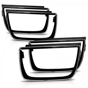 Chevrolet Camaro Tail Light Bezel - ANZO - 4pc - Gloss Black - `10-`13
