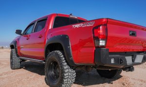 Toyota Tacoma Double Cab In-Channel Ventvisors - Front & Rear - AVS - 4 pc. - Smoke - `16-`18