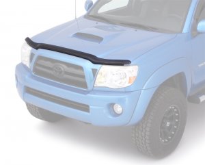 Toyota Tacoma Bugflector II Hood Shield - AVS - High Profile - Smoke - `12-`15