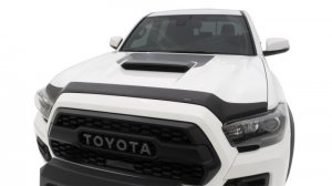 Toyota Tacoma Hood Deflector - AVS - Aeroskin Low Profile - Matte Black - `16-`18