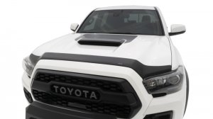Toyota Tacoma Hood Deflector - AVS - Aeroskin Low Profile - Matte Black - `16-`18