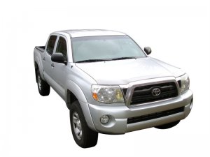 Toyota Tacoma Hood Deflector - Front - AVS - Aeroskin - Chrome - `05-`11