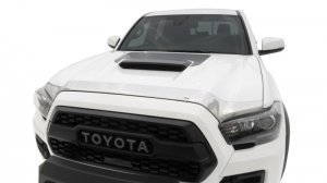 Toyota Tacoma Hood Deflector - AVS - Aeroskin - Chrome - `16-`18