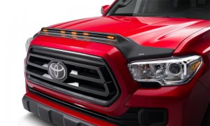 Toyota Tacoma Hood Deflector - AVS - Aeroskin LightShield - Black - `16-`19