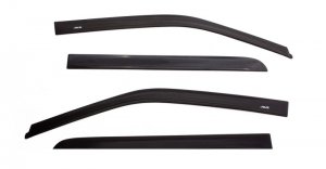 Toyota Tacoma Window Deflectors - Side - AVS - Low Profile - Matte Black - `05-`15