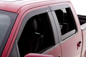 Toyota Tacoma Window Deflectors - Side - AVS - Low Profile - Matte Black - `05-`15