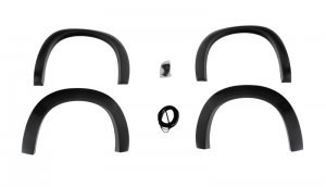 Dodge Challenger Fender Flares - Front + Rear - AVS - Smooth - Black - 2008