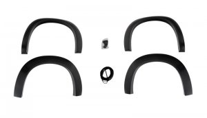 Dodge Challenger Fender Flares - Front + Rear - AVS - Smooth - Black - 2008