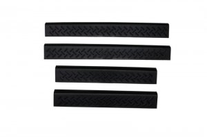 Toyota Tacoma Door Sill Protector - Front And Rear - AVS - Stepshield 4pc - Black - `05-`15