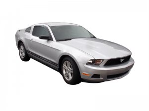 Ford Mustang Ventvisor - Front - AVS - Outside Mount - Smoke - `12-`14