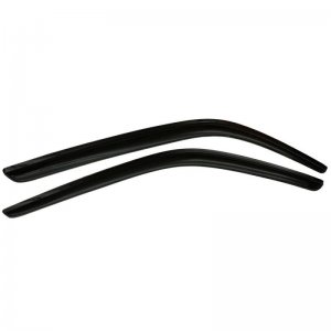 Ford Mustang Wind Deflectors - Front - AVS - Ventvisor, Outside Mount - Smoke - `15-`18