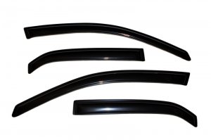 Mitsubishi Lancer Wind Deflectors - AVS - Ventvisor Outside Mount - Smoke - `02-`06