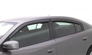 Dodge Charger Wind Deflectors - AVS - Ventvisor, Outside Mount, 4pc - Smoke - `11-`18