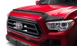Toyota Tacoma Hood Deflector - AVS - Aeroskin LightShield Pro - Black - `16-`22