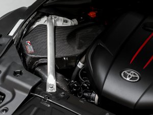 Toyota GR Supra Performance Air Intake - AWE Tuning - S-FLO Carbon Intake Lid - 2020