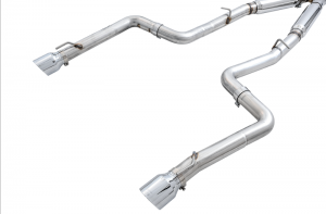Dodge Charger Performance Exhaust - AWE Tuning - Track Edition Cat Back - Chrome Silver - 2015