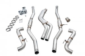 Toyota Supra Performance Exhaust - AWE Tuning - Cat Back, Track Edition, 5in Tips - Chrome Silver - 2020